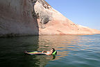 Lolo demonstrating use of the float