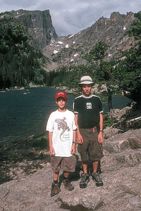Boy's at Emerald Lake