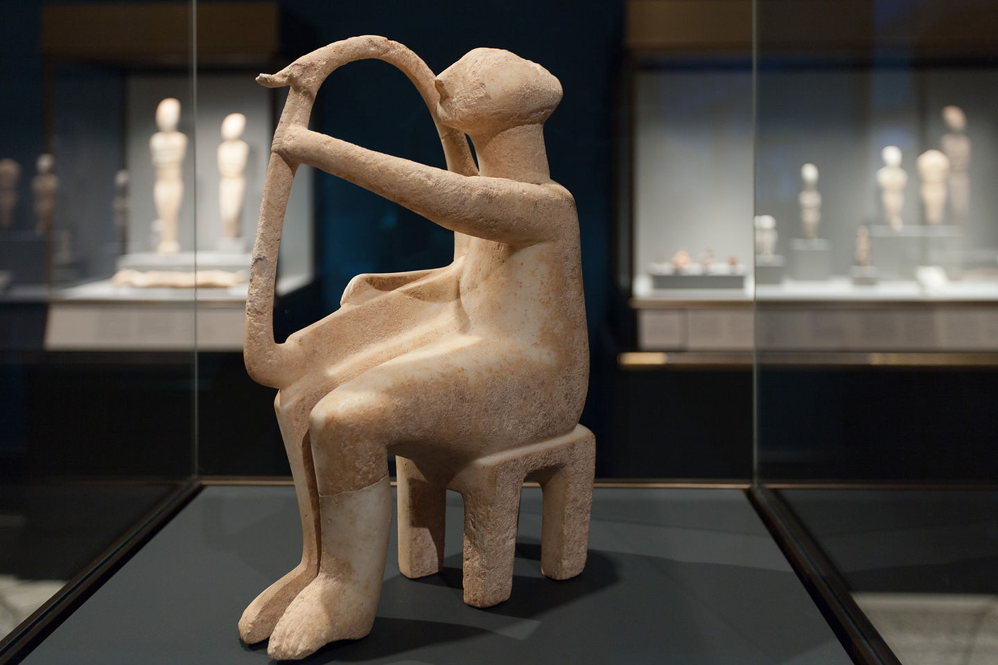 Getty Villa Cycladic Harp Player