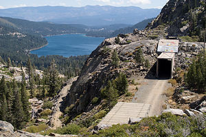 Snowshed Tunnel and Donner Lake