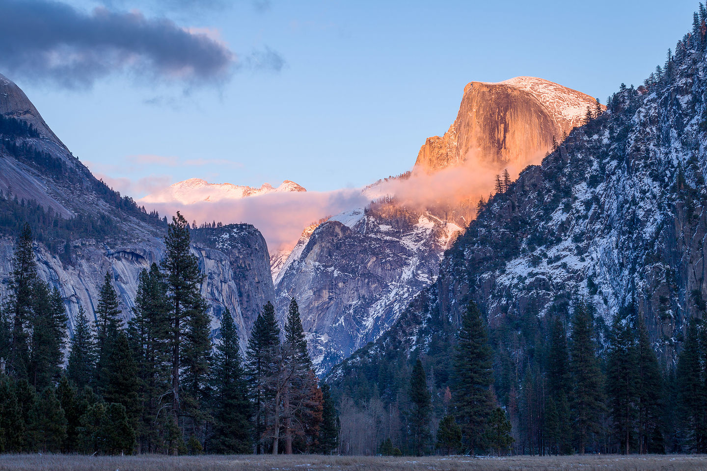 Alpenglow on Half Dome