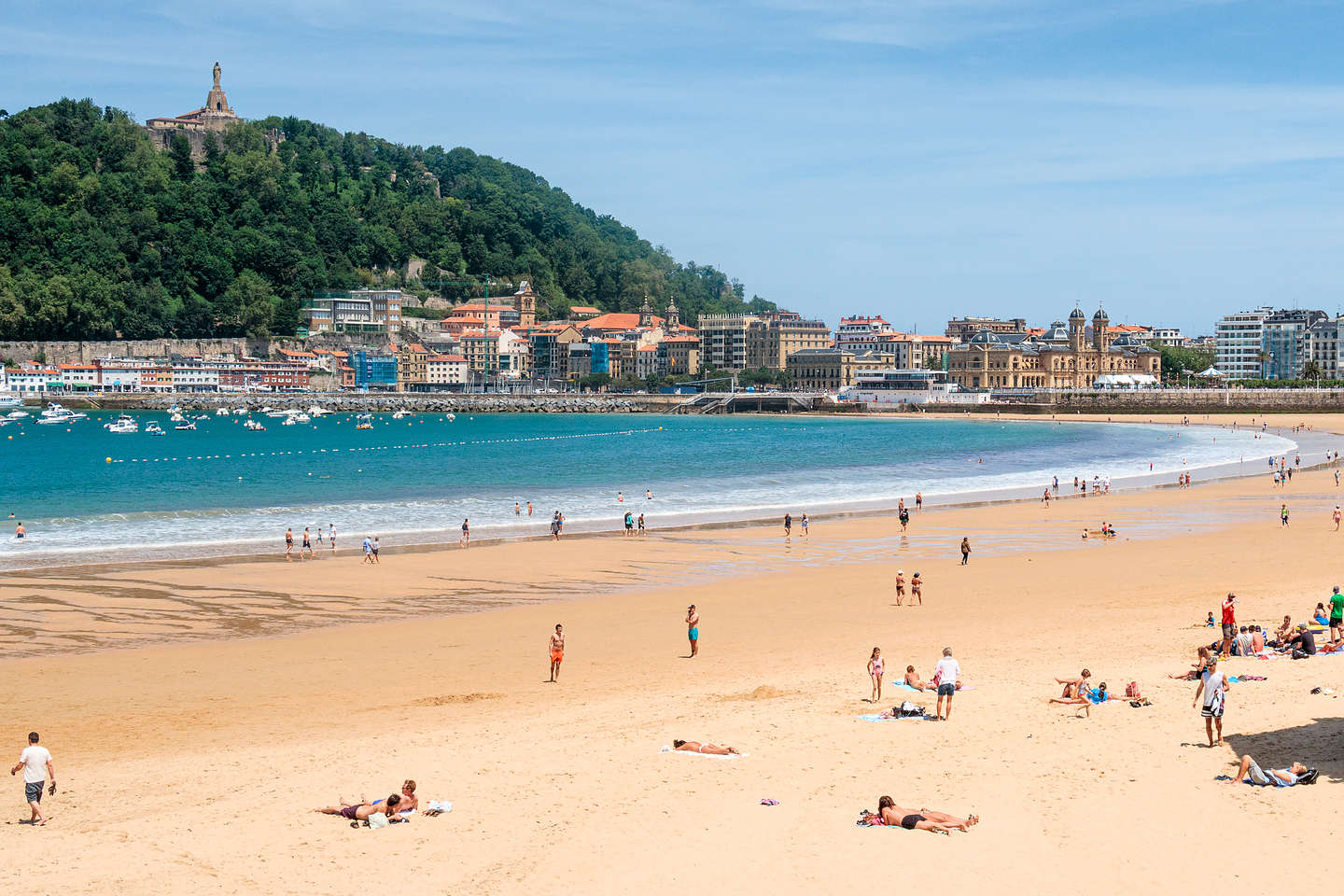 San Sebastian's lovely Playa de La Concha