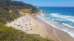 Cala Fonda beach on the Costa Daurada