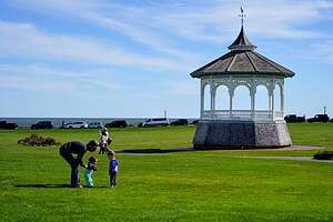 Meeting the kids in Oak Bluffs