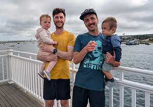 From atop Memorial Wharf