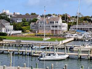 Our home on the harbor