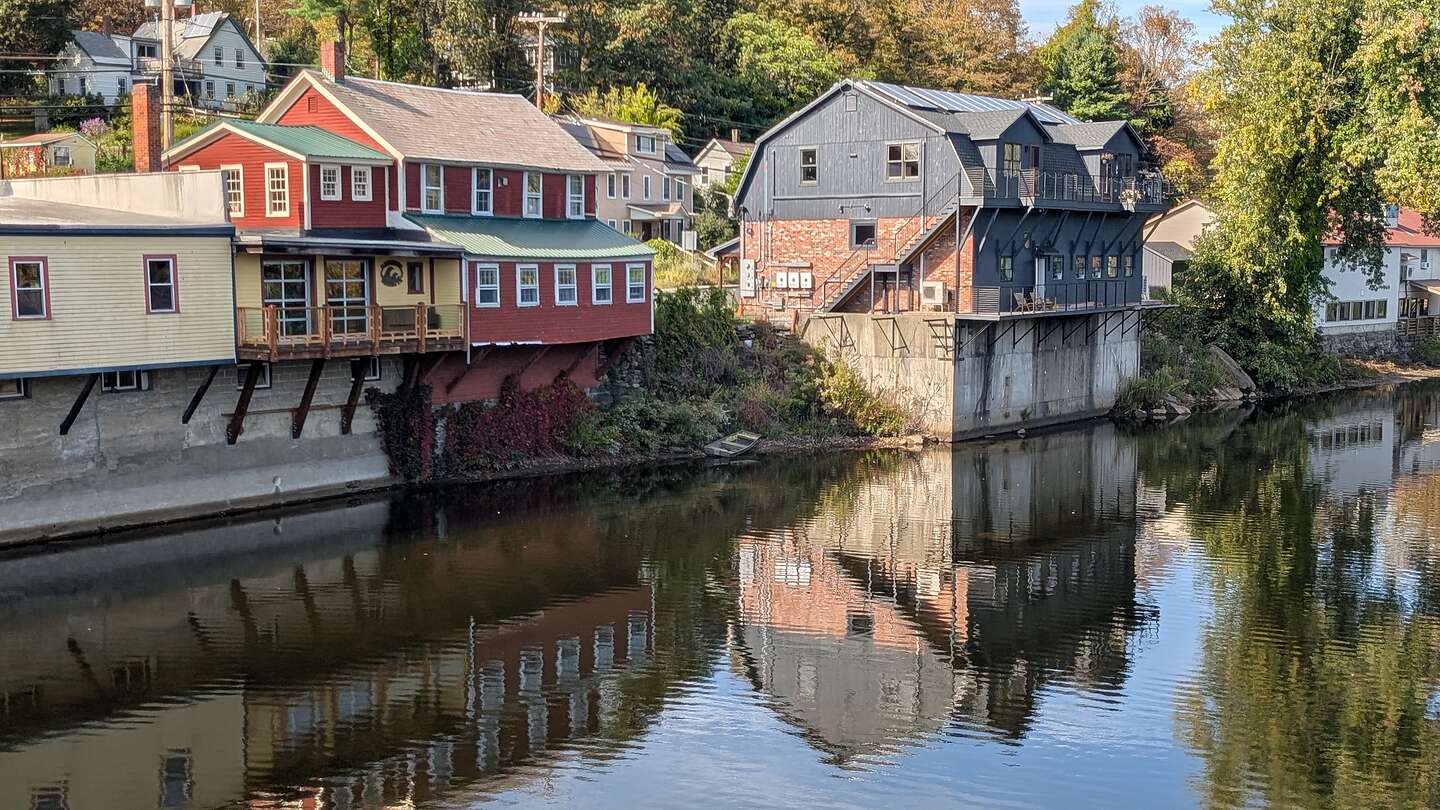 Historic district from the Bridge of Flowers