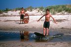 Tommy skim boarding