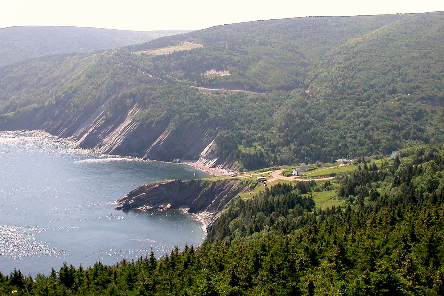 View from the top of Little Grassy