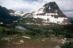 View at the end of Hidden Lake Trail