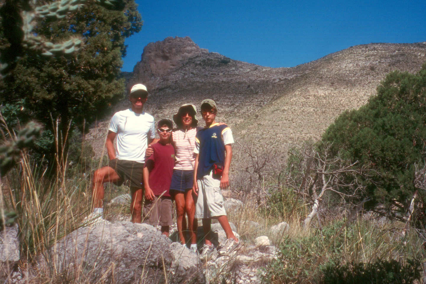 Family on the Devils Hall Trail