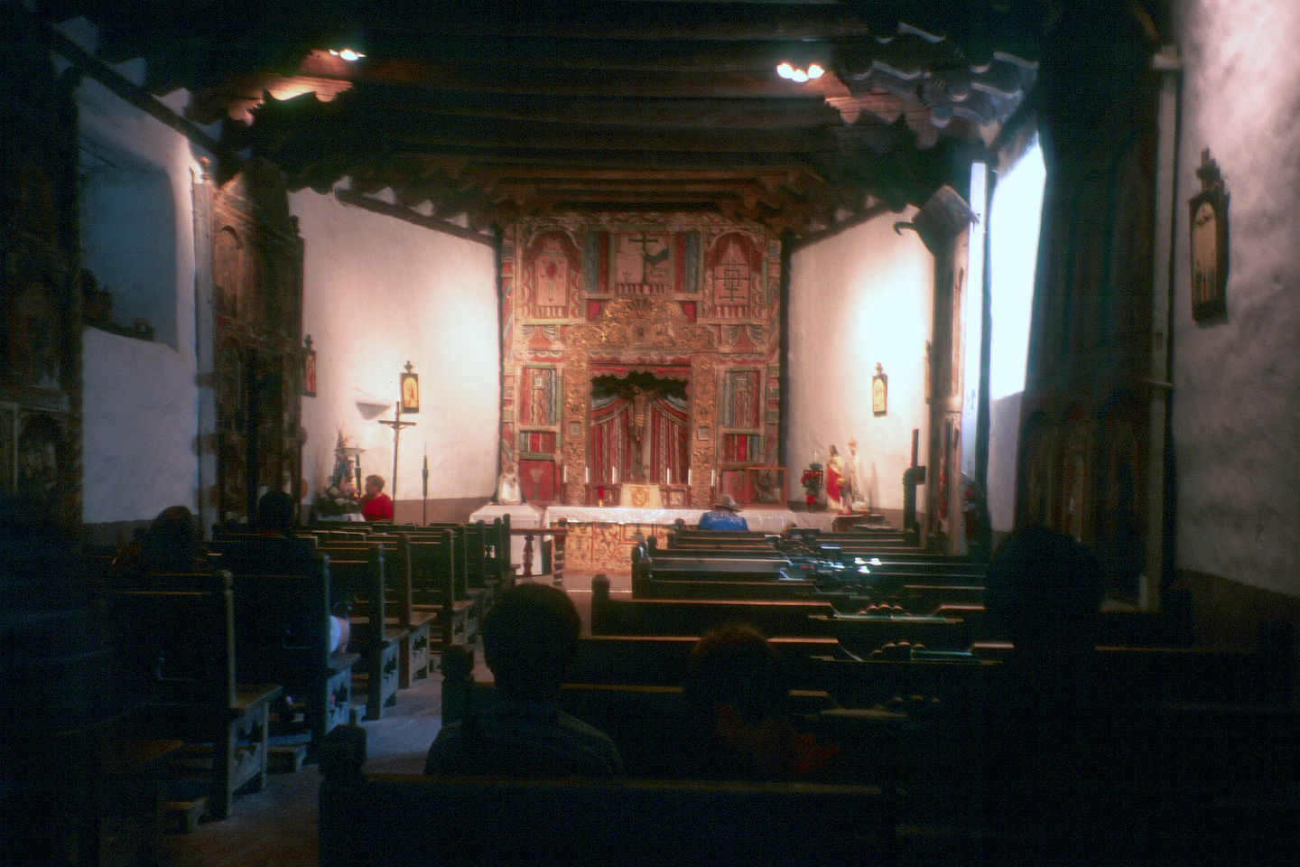 Interior of Sanctuario de Chimayo