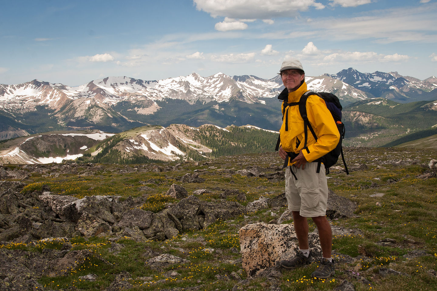 Herb the "happy hiker"