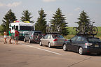 Caravan at Rest Stop