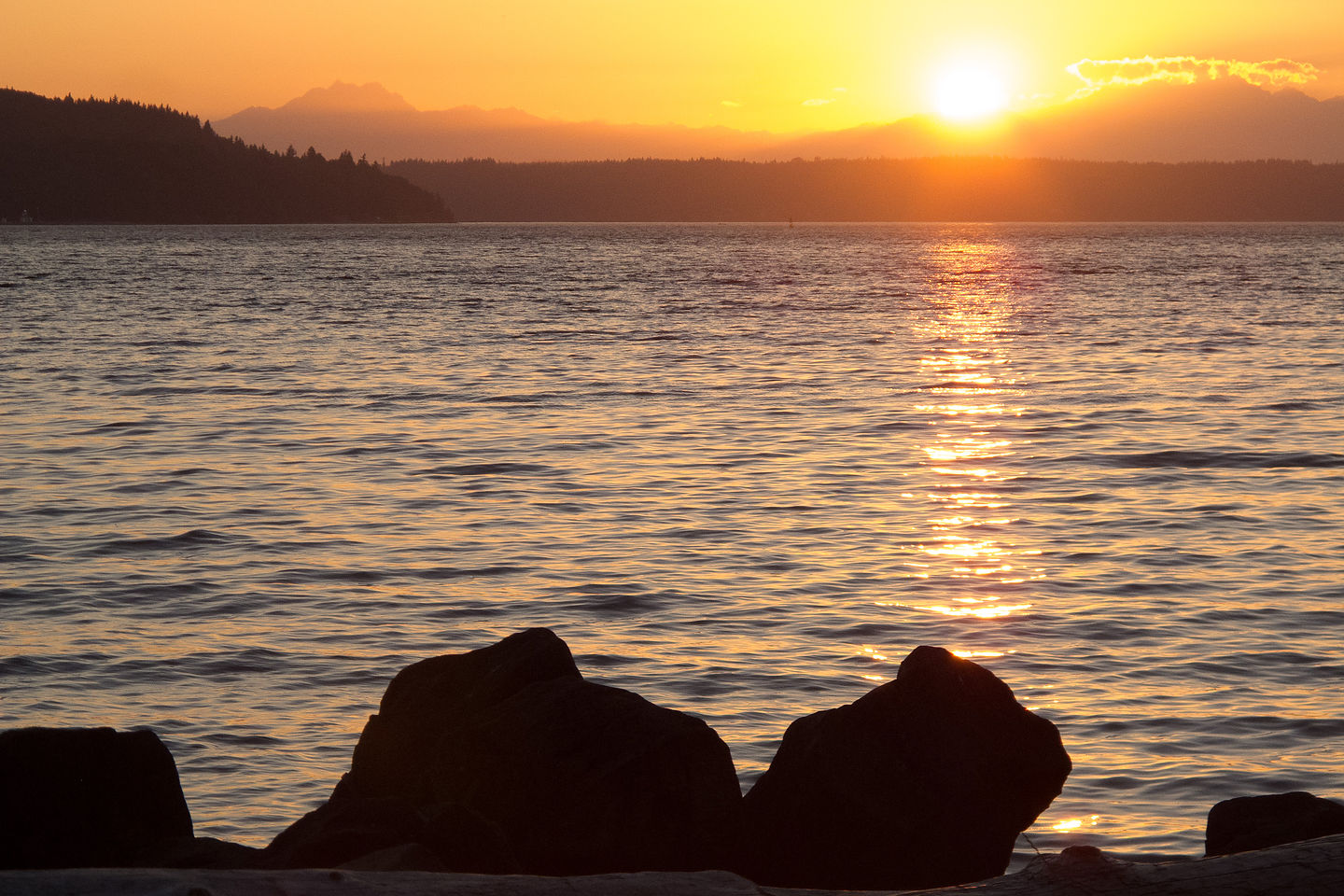 Saltwater State Park Sunset