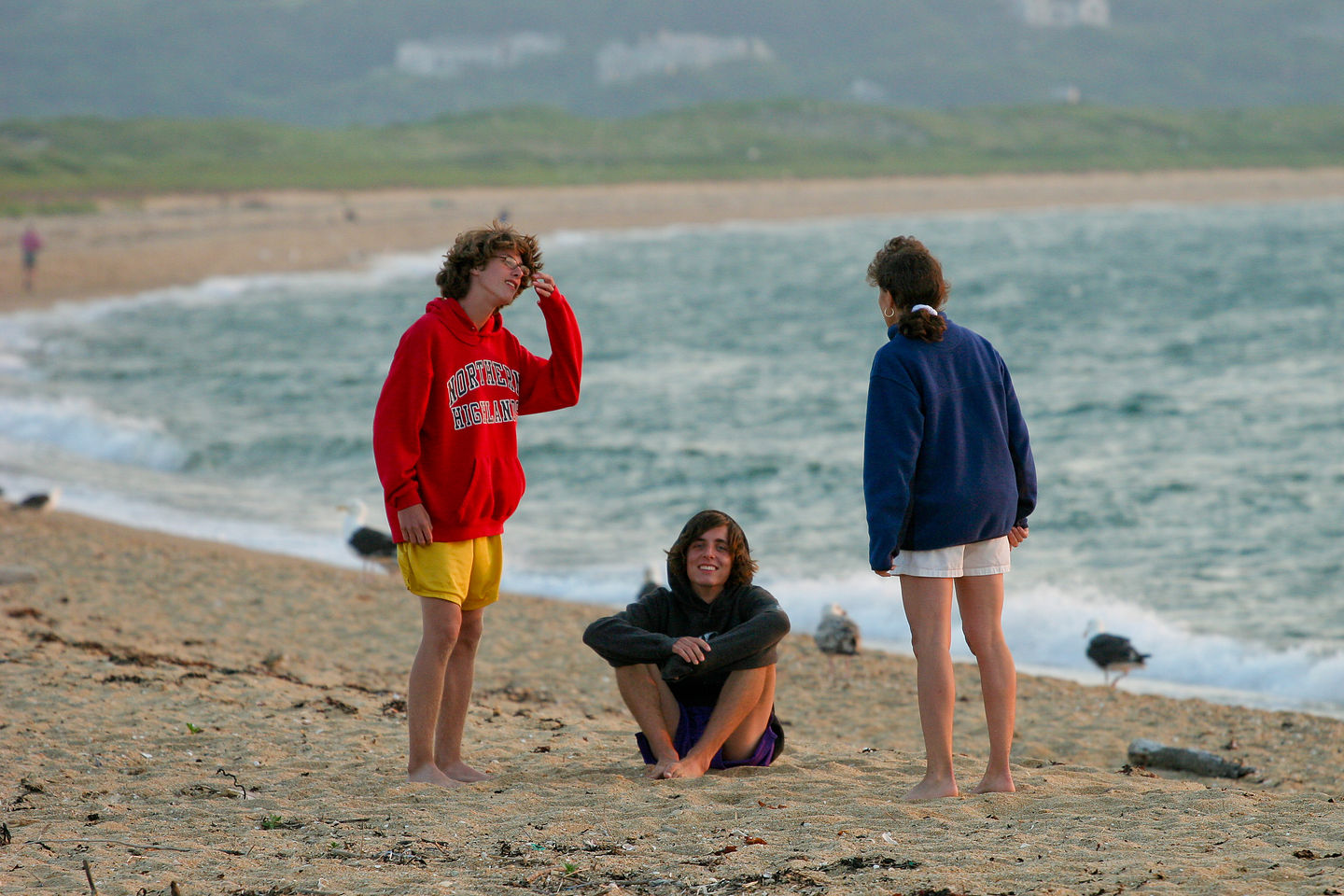 Lolo and Boys at Lobsterville Beach