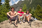 Lolo and Boys at Summit of Little Si