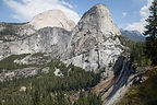 Liberty Cap, Nevada Falls, and Back of Half Dome