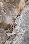 Tommy on Lead at the Manure Buttress