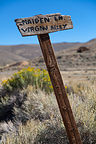 Bodie Street Sign