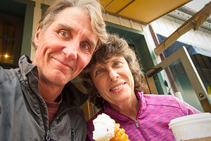 Herb and Lolo Dining at On the Alley