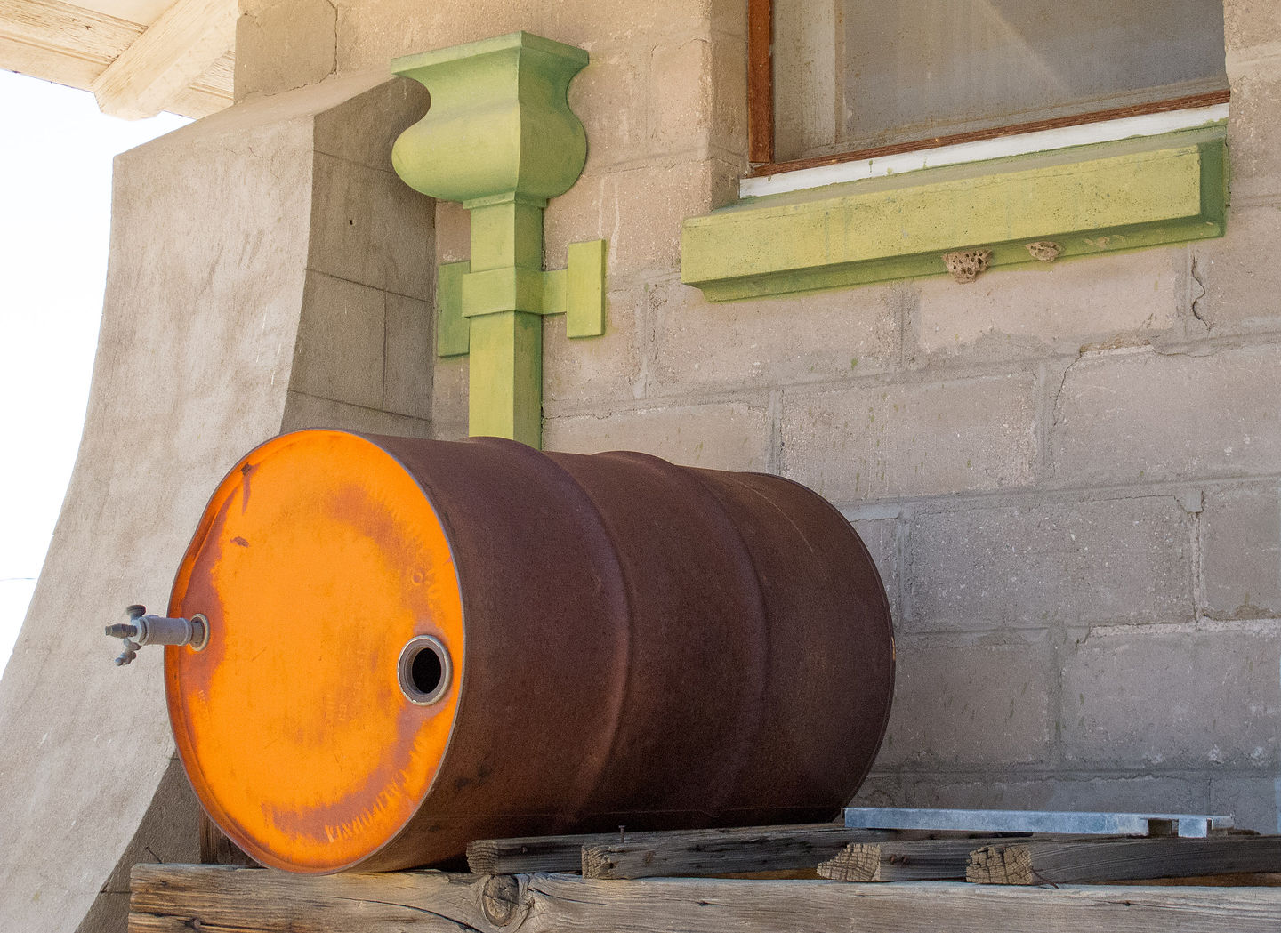 Rhyolite Train Depot Detail