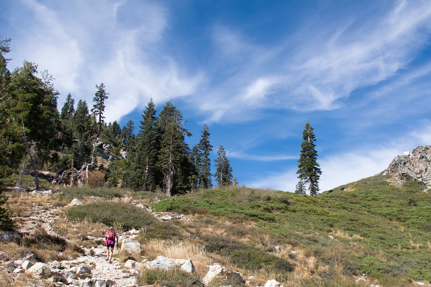 Hiking to Heart Lake