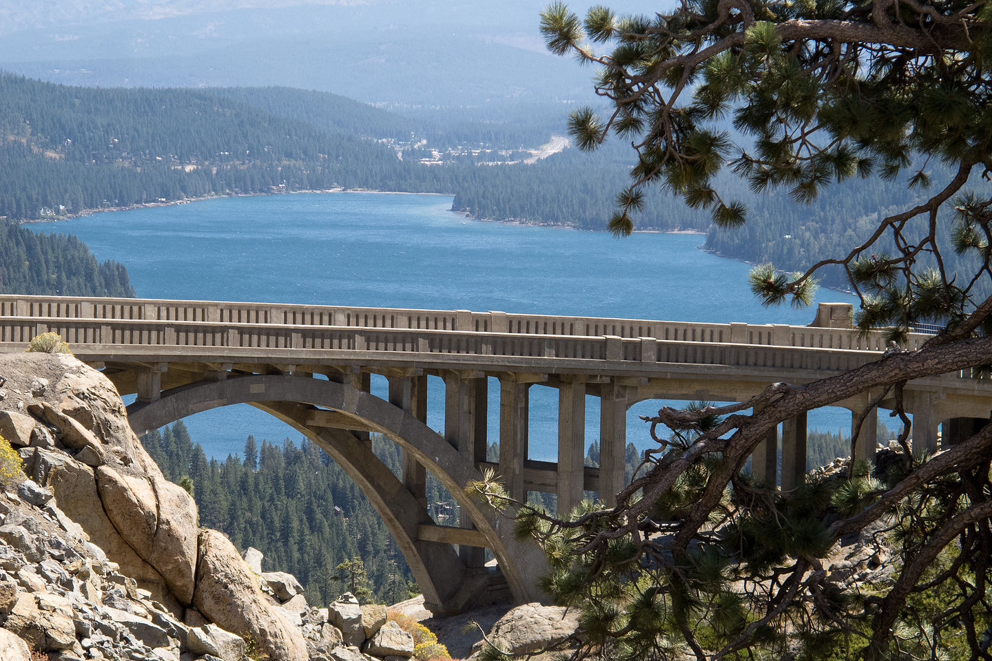 Rainbow Bridge and Donner Lake