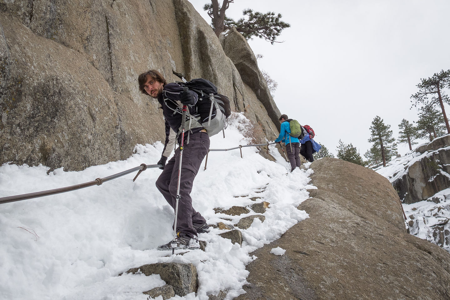 Precarious Descent to the Overlook