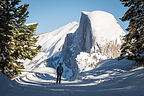 Tommy sights Half Dome