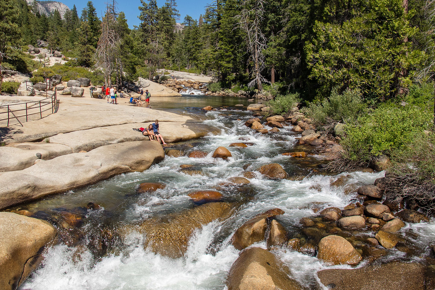 Merced River above Nevada Falls