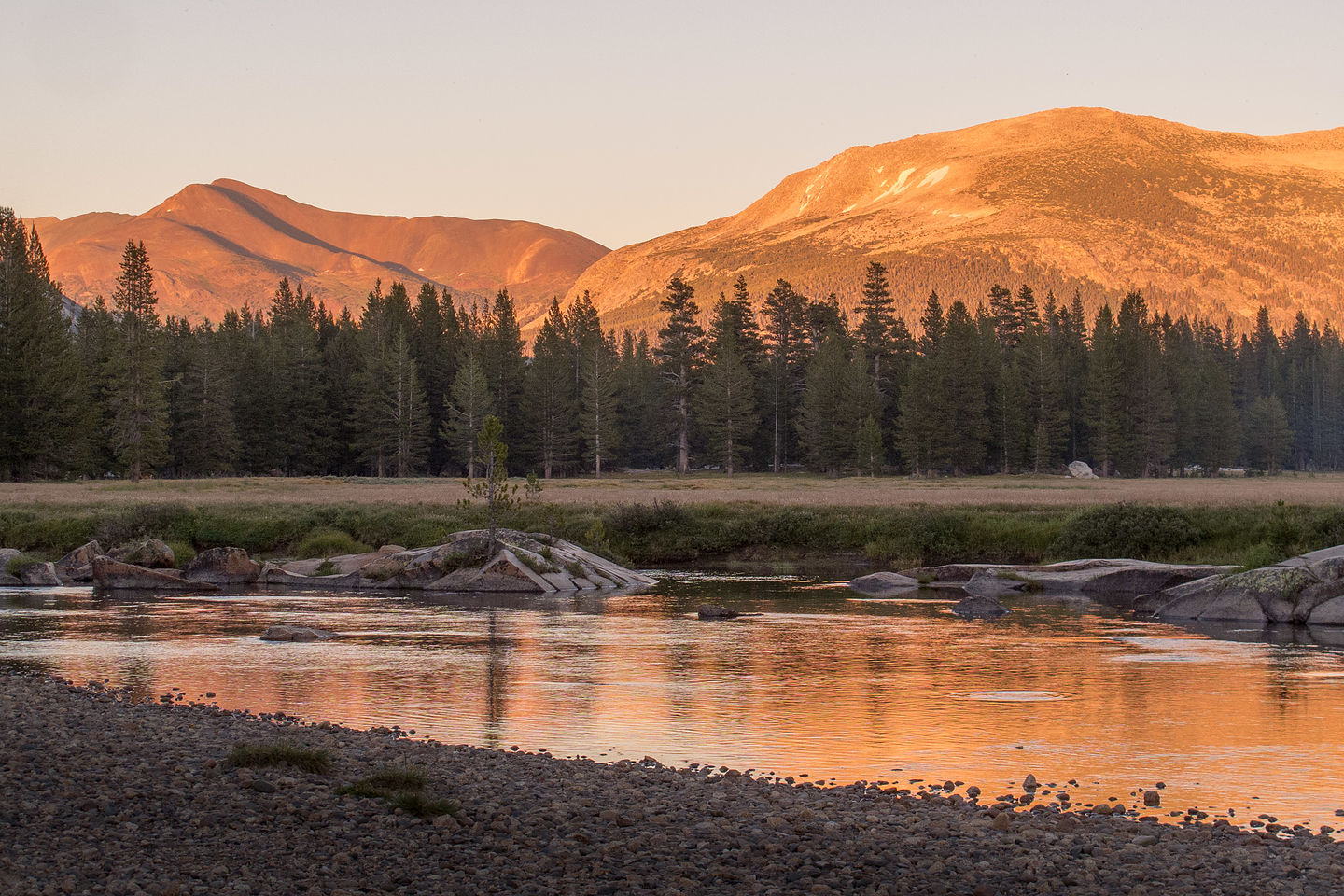 Sunset in Tuolumne Meadow