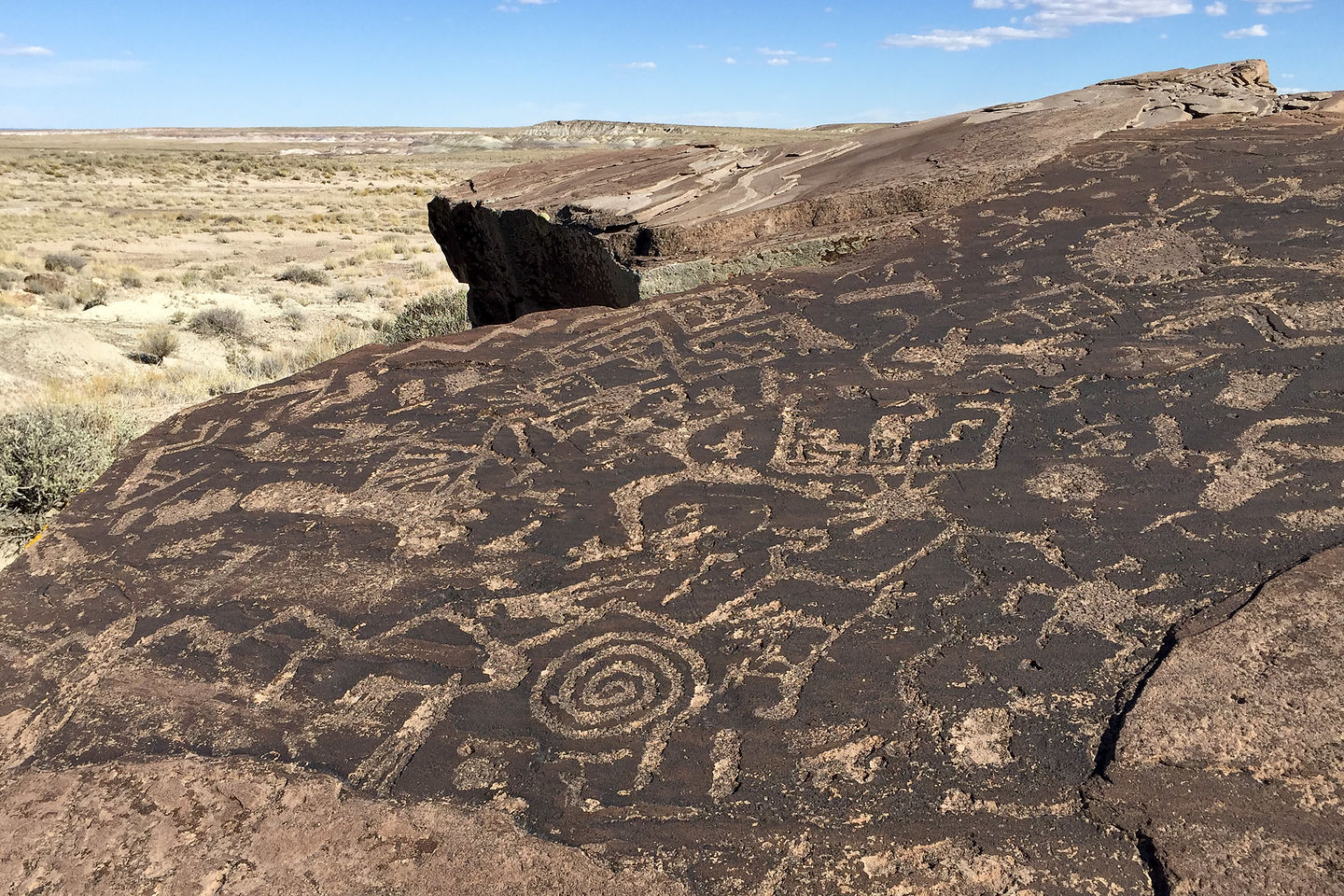 Petroglyphs by Martha's Butte