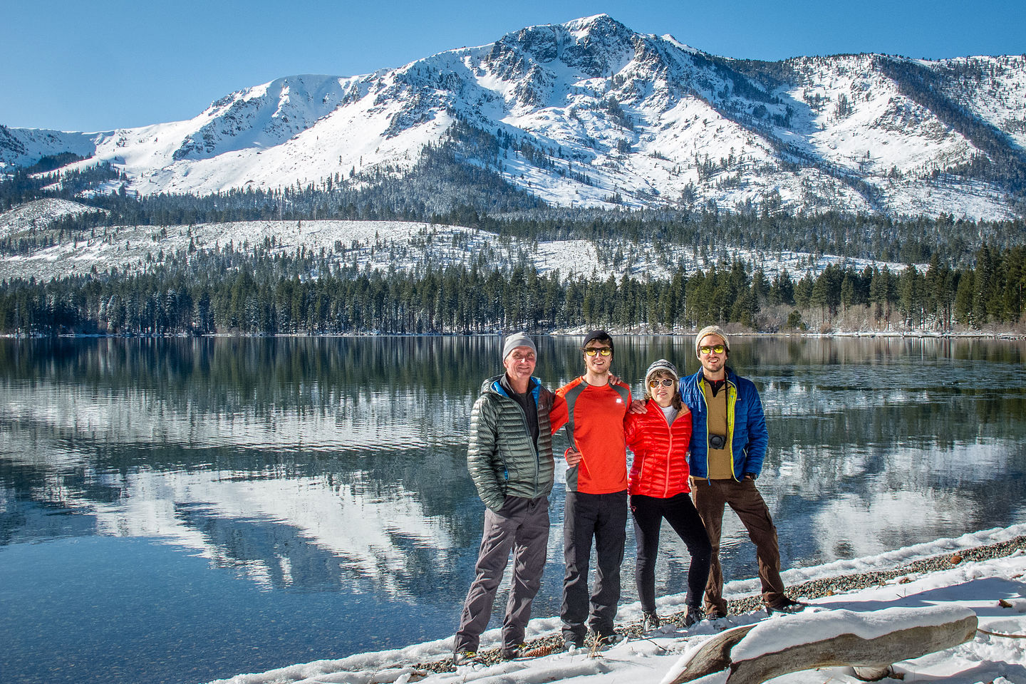 Family by Fallen Leaf Lake