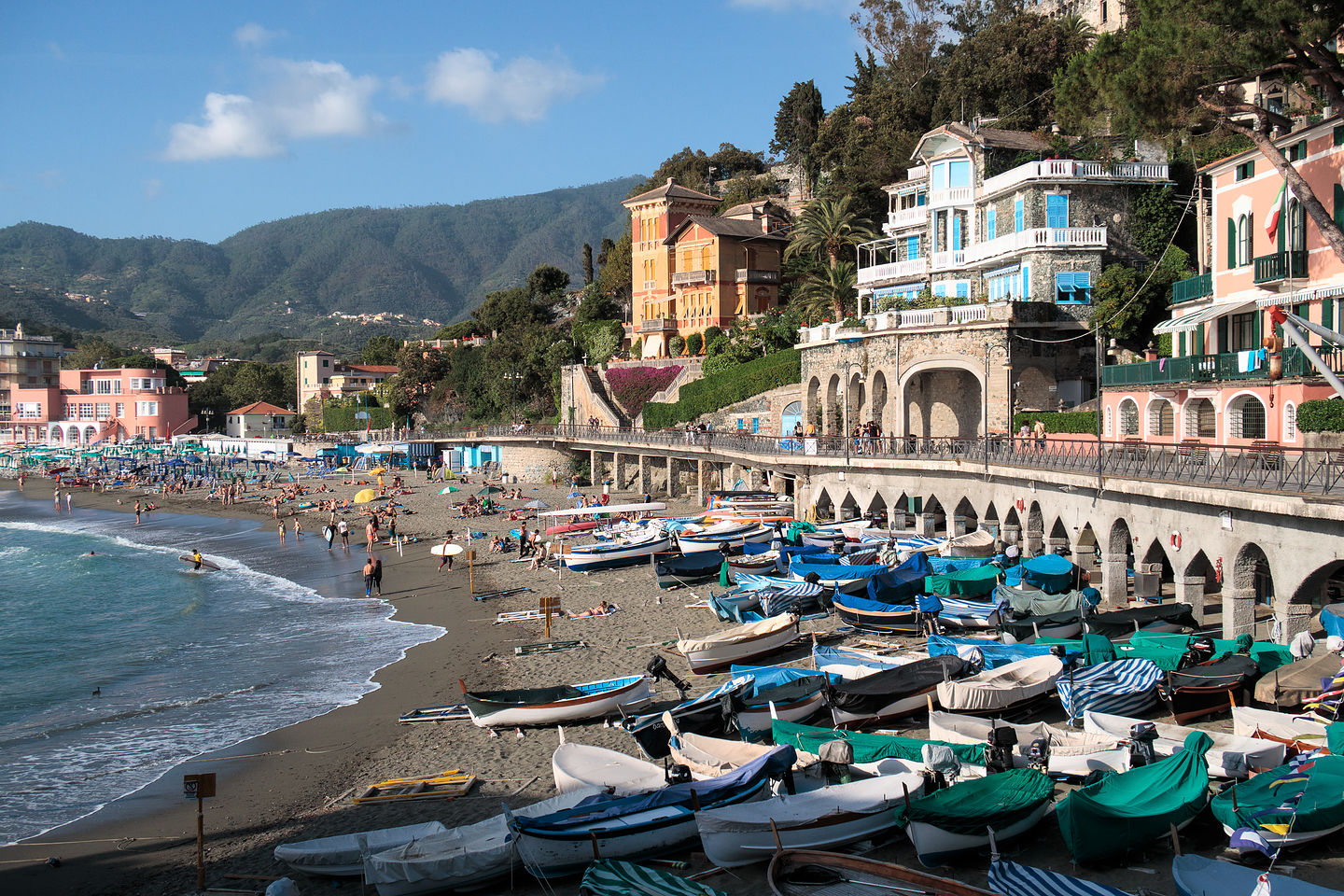 More of lovely Levanto Beach