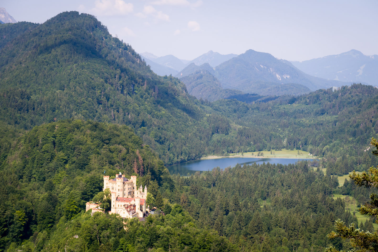 View of Schloss Hohenschwangau