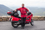 Herb with Honda ST1100 at Bacon Hollow Overlook