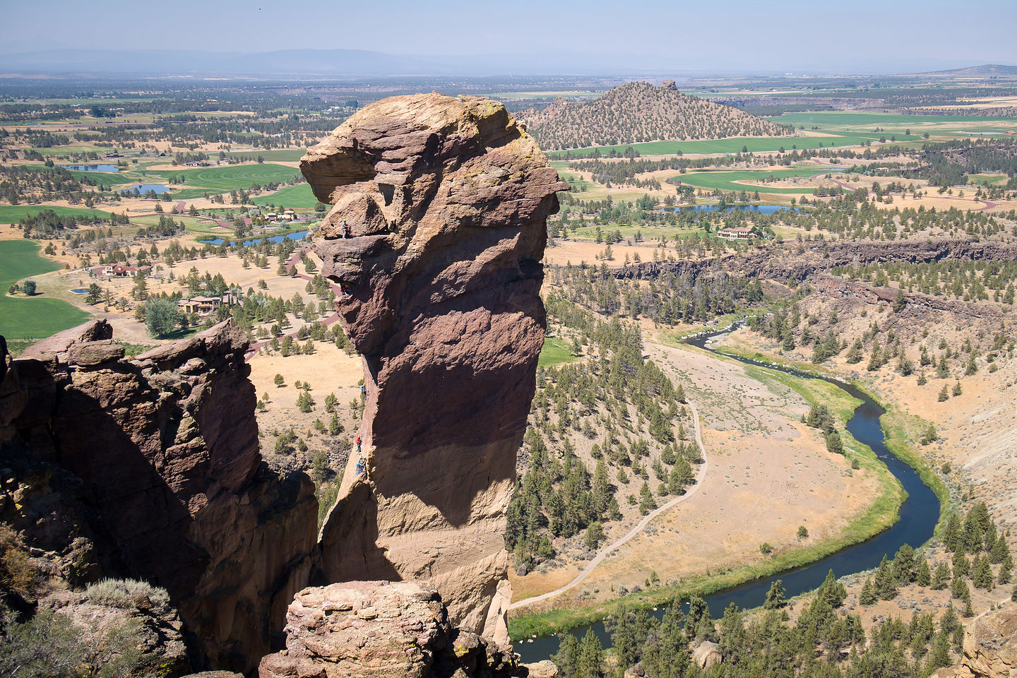 Climbers on Monkey Face