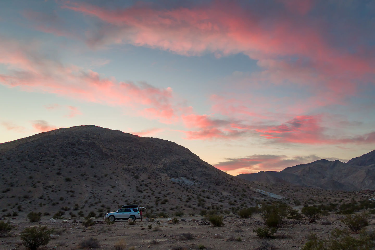 Our Racetrack campsite