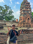 Udom telling us Ayutthaya's past