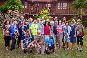 Our fellow travelers at our final dinner together