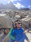 Tommy and Erin excited about their next day climb up Cardinal Pinnacle