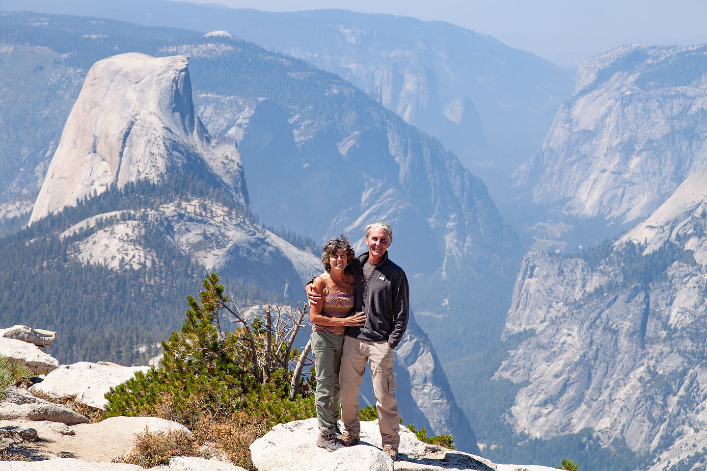 Herb and Lolo atop Clouds Rest