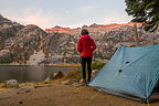 Our campsite on Upper Canyon Creek Lake