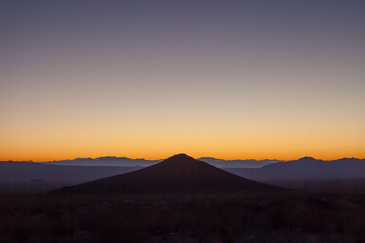 Sunrise over Jedediah Smith Butte