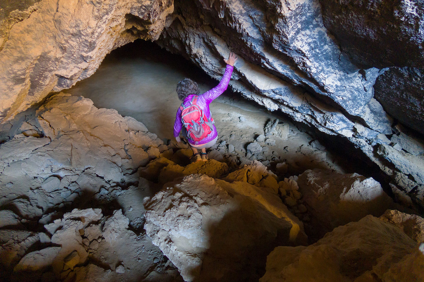 Lolo enters the Lava Tube