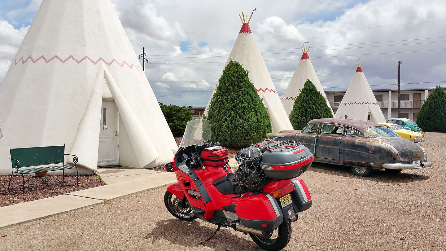 Wigwam Motel Teepees with Bike