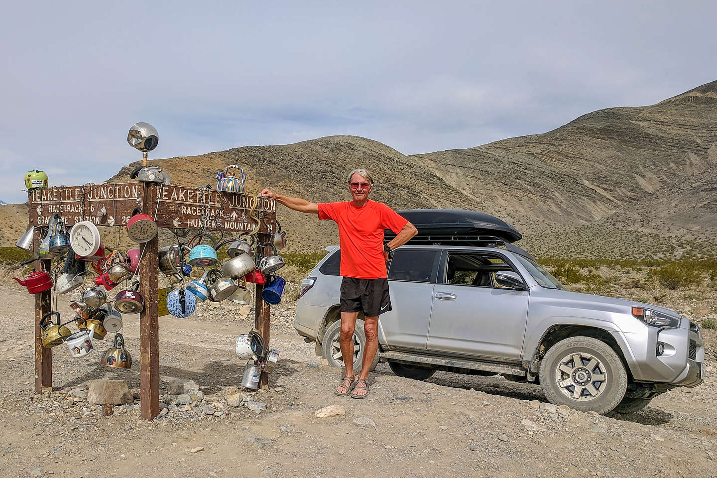 Teakettle Junction on way to the Racetrack