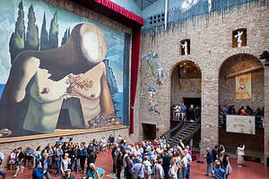 Courtyard of the Salvador Dali Theater and Museum