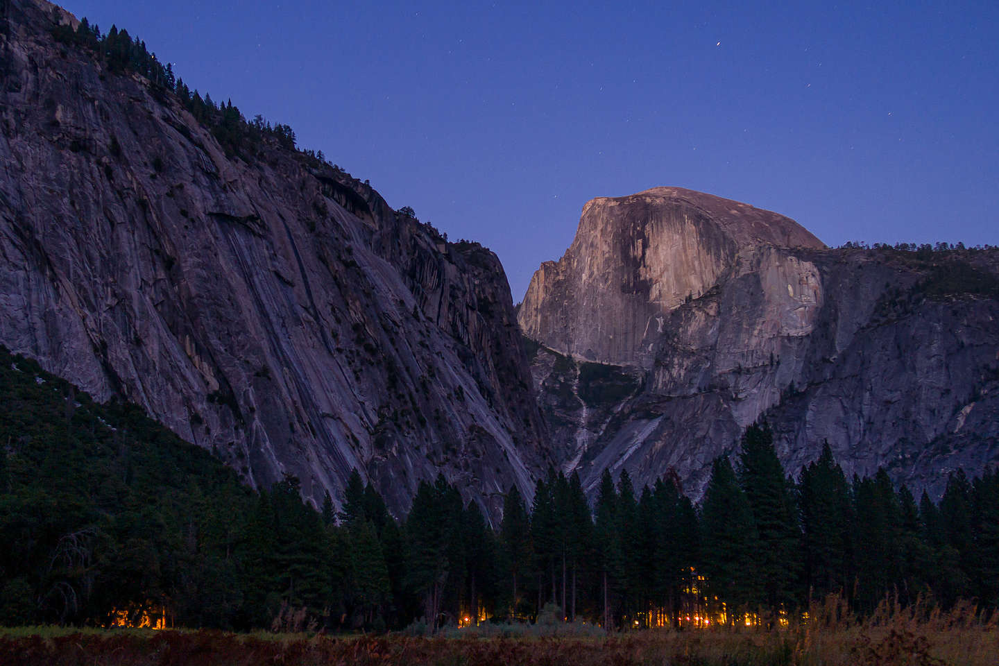 Ahwahnee-glow after sunset